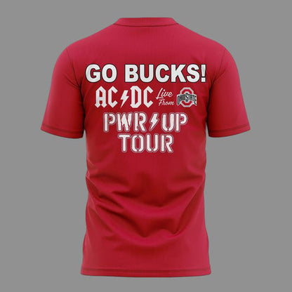 Limited Edition POWER UP Tour 2026 At Ohio Stadium T-Shirt