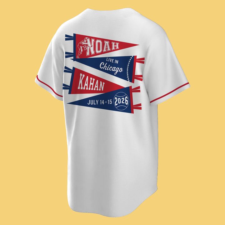 Noah Kahan's 'Great Divide Tour' coming to Chicago | Wrigley Field White Jersey