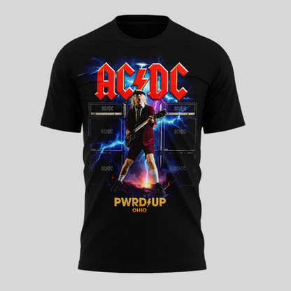 01.AC/DC - POWER UP TOUR 2026 x Ohio Stadium T-shirt