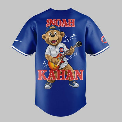 Newest Jersey Noah Kahan x Chicago Cubs - Wrigley Field Event Shirt - The Great Divide Tour 2026 Baseball Jersey
