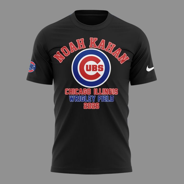 Exclusive 2026 Noah Kahan x Chicago Cubs - Wrigley Field Event T-Shirt