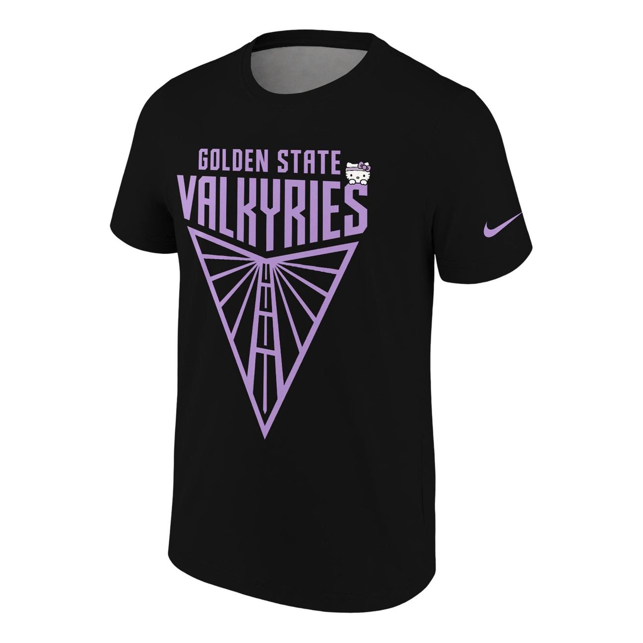 Limited edition Black T-Shirt 2026 Golden State Valkyries x Hello Kitty