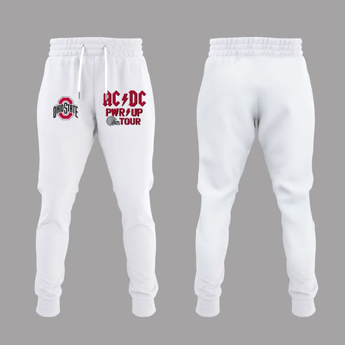 Sweatshirt AC/DC x Ohio State Buckeyes Football - Power Up Tour 2026 Sweatshirt