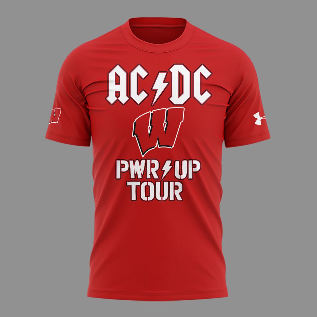 02.6. Limited Edition AC/DC x Wisconsin Football - Power Up Tour 2026 T-Shirt