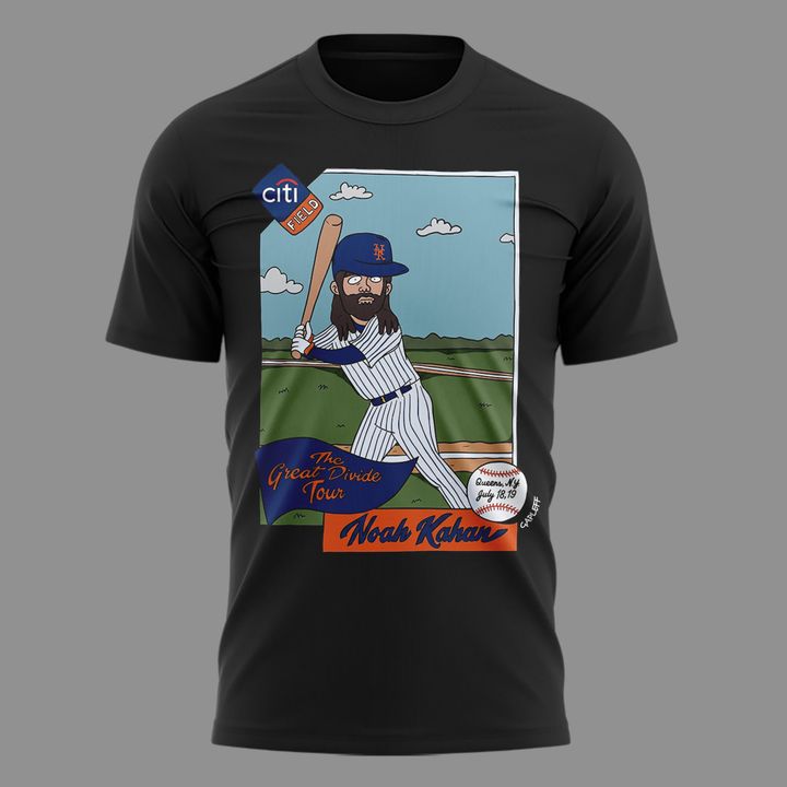 06.16. Limited Edition Noah Kahan x New York Mets - The Great Divide Tour 2026 T-Shirt