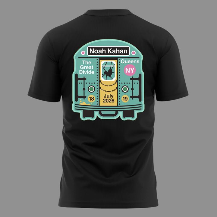 15. Perfect Black Shirt Noah Kahan x New York Mets - The Great Divide Tour 2026 T-Shirt