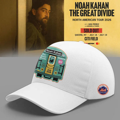 06.20. Exclusive 2026 Noah Kahan x New York Mets - The Great Divide Tour T-Shirt