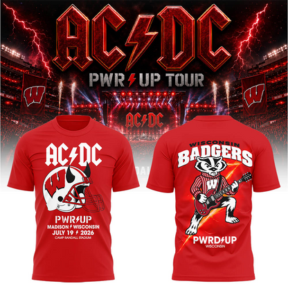 02.06. Perfect AC/DC PWR Up Tour Madison Wisconsin T-Shirt