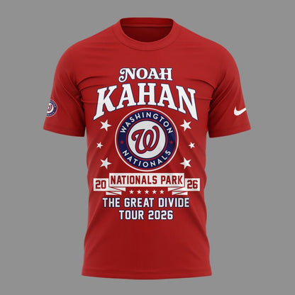 Limited Edition The Great Divide Tour 2026 At Washington Nationals Shirt