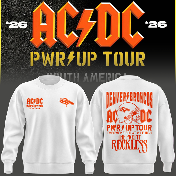 Exclusive Version Denver Broncos x PWR/UP TOUR Sweashirt 2026