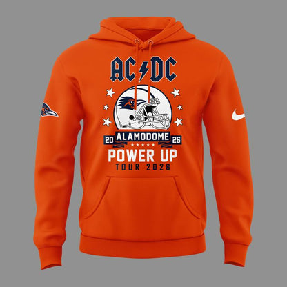 20. Newest Hoodie AC/DC x UTSA Roadrunners Football - Power Up Tour 2026 Hoodie
