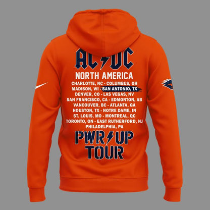 20. Newest Hoodie AC/DC x UTSA Roadrunners Football - Power Up Tour 2026 Hoodie