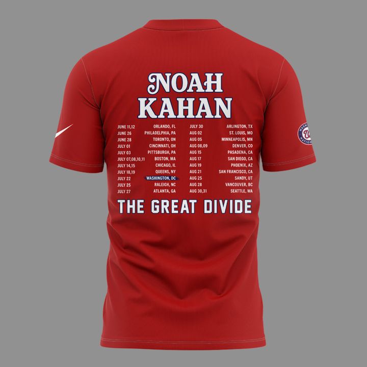 Limited Edition The Great Divide Tour 2026 At Washington Nationals Shirt