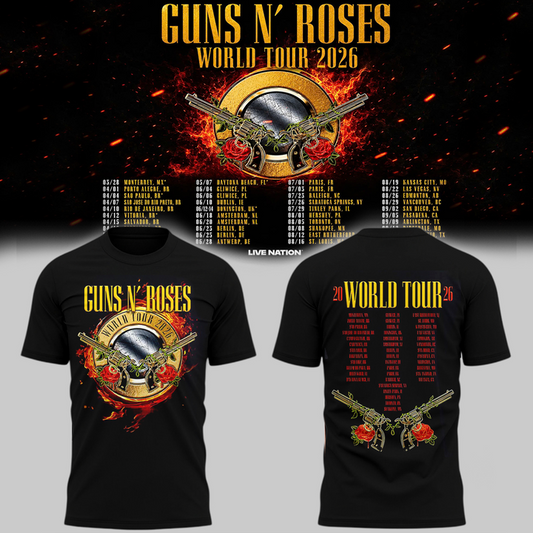 03. Exclusive Guns N' Roses - World Tour 2026 T-Shirt