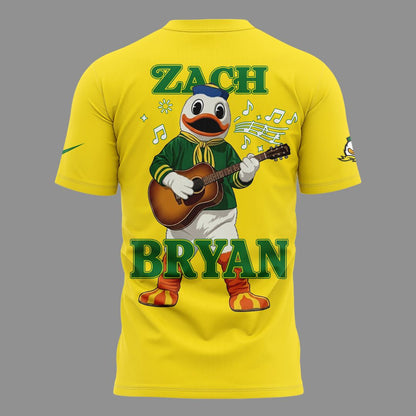 04. Special Zach Bryan x Oregon Football - With Heaven On Tour 2026 T-Shirt