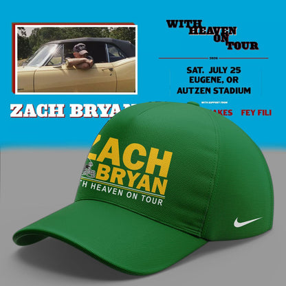 02. Hoodie Zach Bryan x Oregon Football - With Heaven On Tour 2026 Hoodie