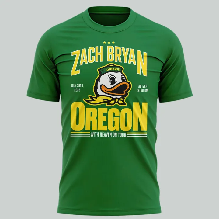 03.10. Perfect Shirt Zach Bryan x Oregon Football - With Heaven On Tour T-Shirt