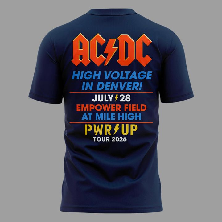 AC/DC x Denver -POWER UP TOUR 2026 T-shirt
