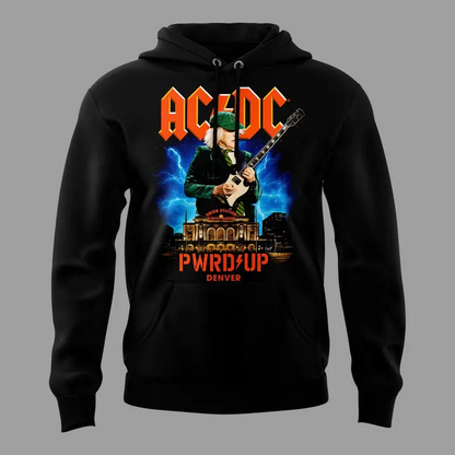 04.10. Newest Hoodie AC/DC - Exclusive Denver Event Hoodie - Power Up Tour 2026 Hoodie