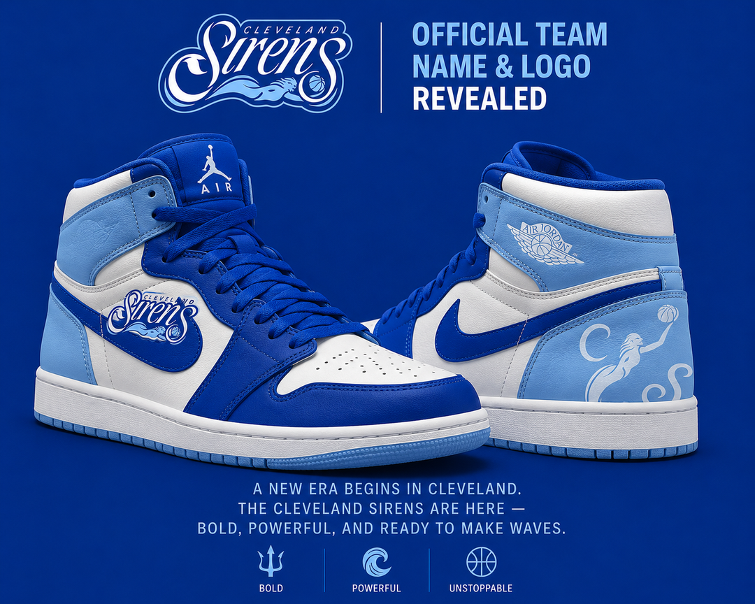 Cleveland Sirens Royal Blue Shoes