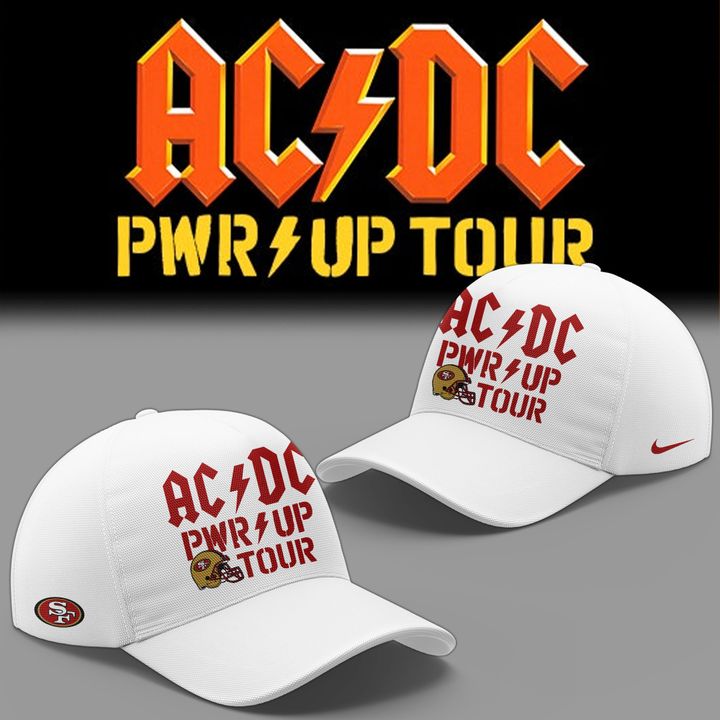 04.2. White Hoodie AC/DC - North America Power Up Tour 2026 Hoodie