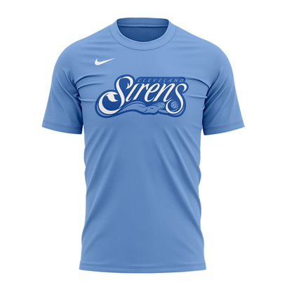 03.Cleveland Sirens Primary Logo T-shirt