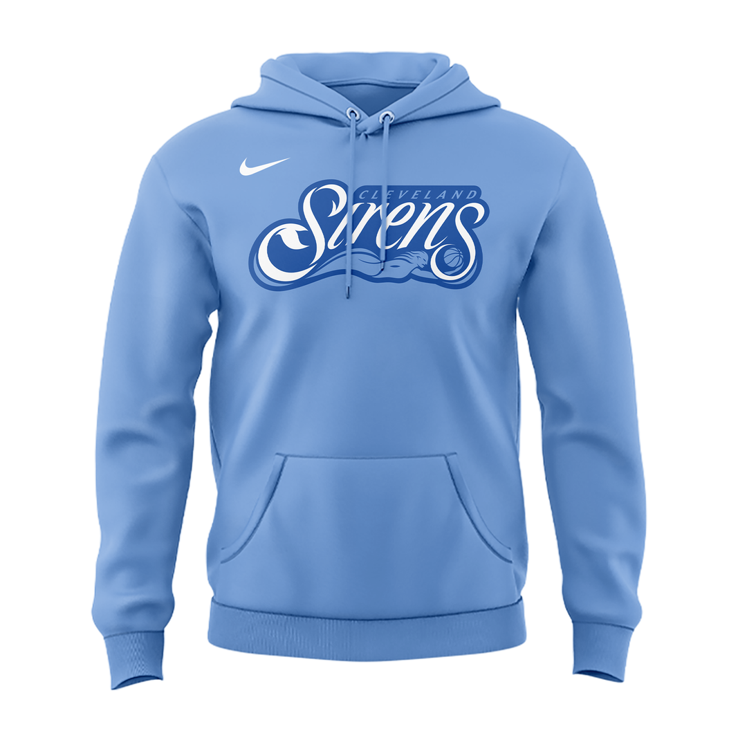 01.Cleveland Sirens Primary Logo Hoodie
