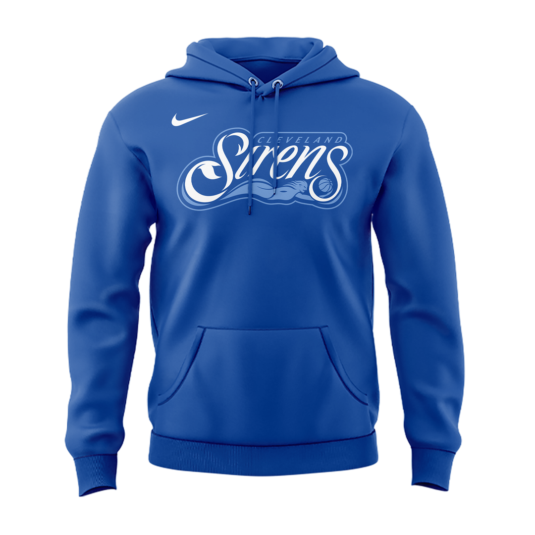 03.Cleveland Sirens Primary Logo Hoodie
