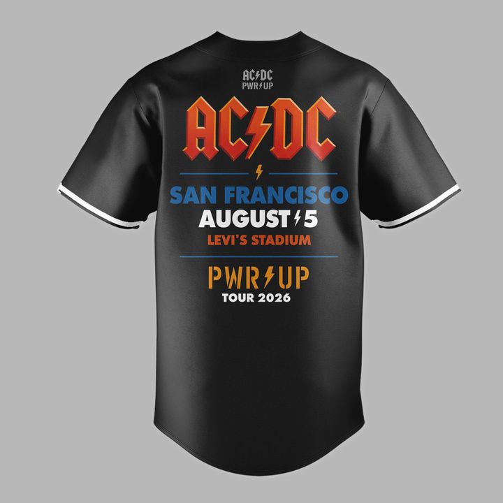 01.09. Perfect AC/DC - San Francisco, CA Event - Power Up Tour 2026 Jersey