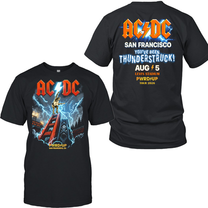 01.13. Special Shirt AC/DC - San Francisco, CA - Power Up Tour 2026 T-Shirt