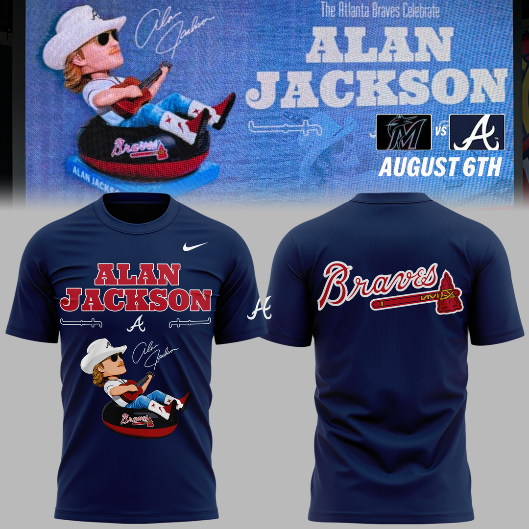 Atlanta Braves- Alan Jackson Celebration Night 2026 T-shirt
