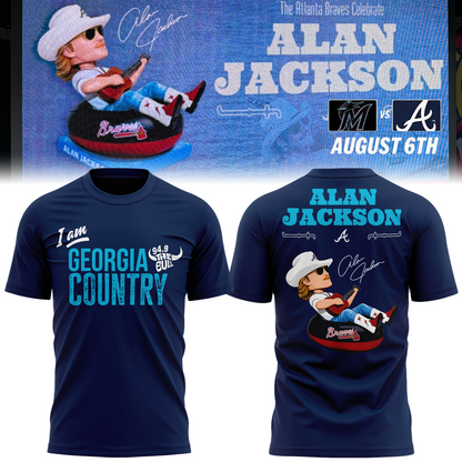 01.Atlanta Braves- Alan Jackson Celebration Night 2026 T-shirt