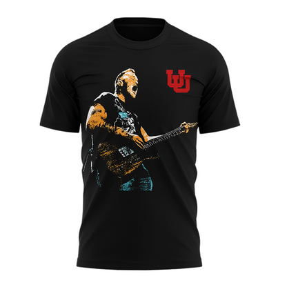 Exclusive Version Utah Utes Football x Zach Bryan Black T-Shirt 2026