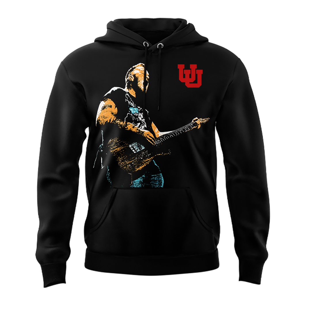 Exclusive Version Utah Utes Football x Zach Bryan Black Hoodie 2026
