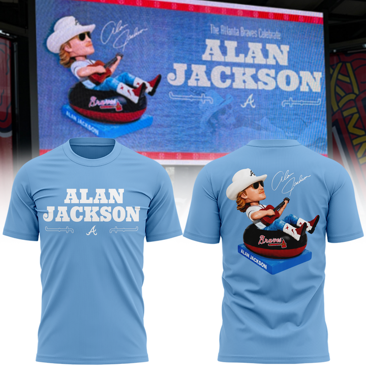 03.Atlanta Braves- Alan Jackson Celebration Night 2026 T-shirt