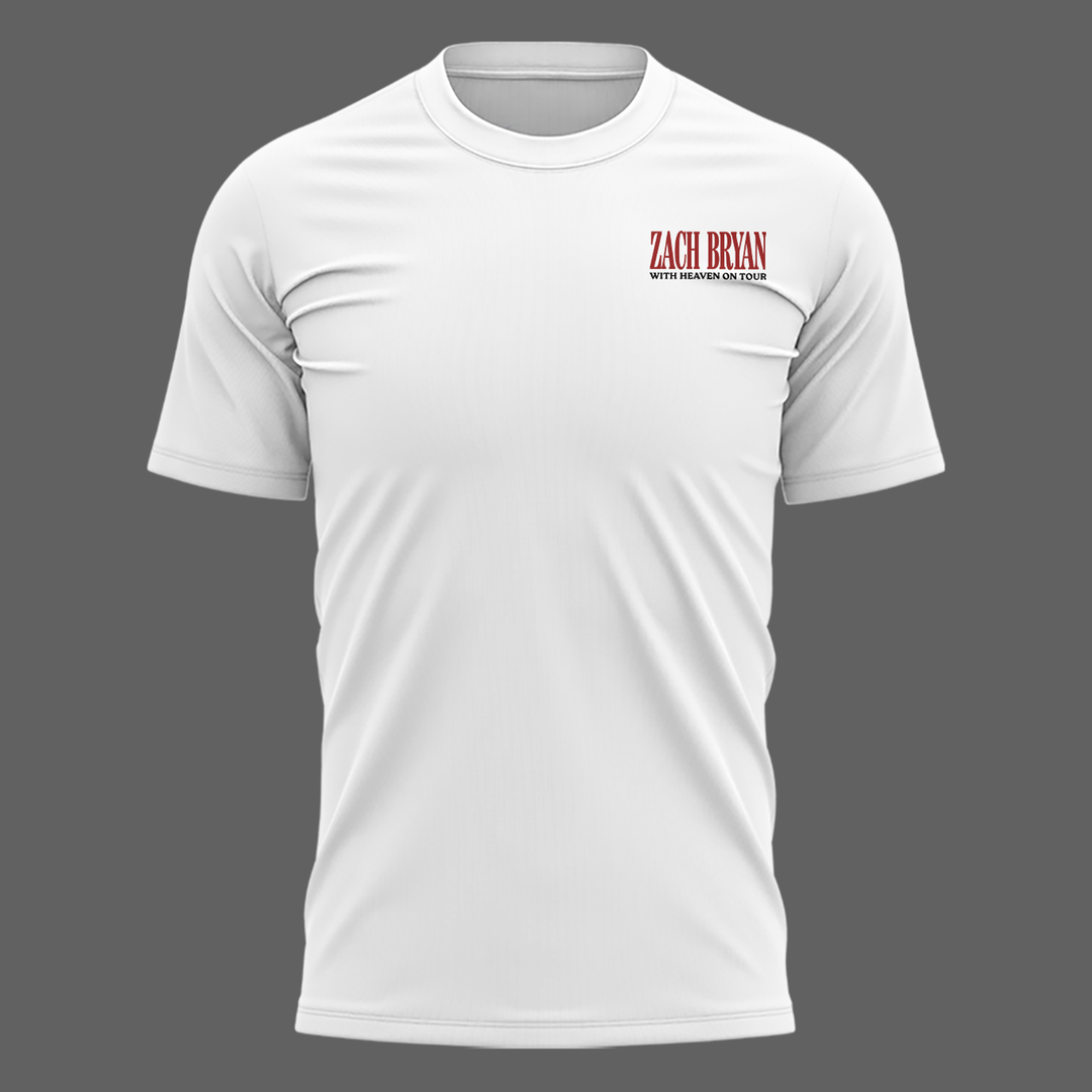 Exclusive Version Utah Utes Football x Zach Bryan White T-Shirt 2026
