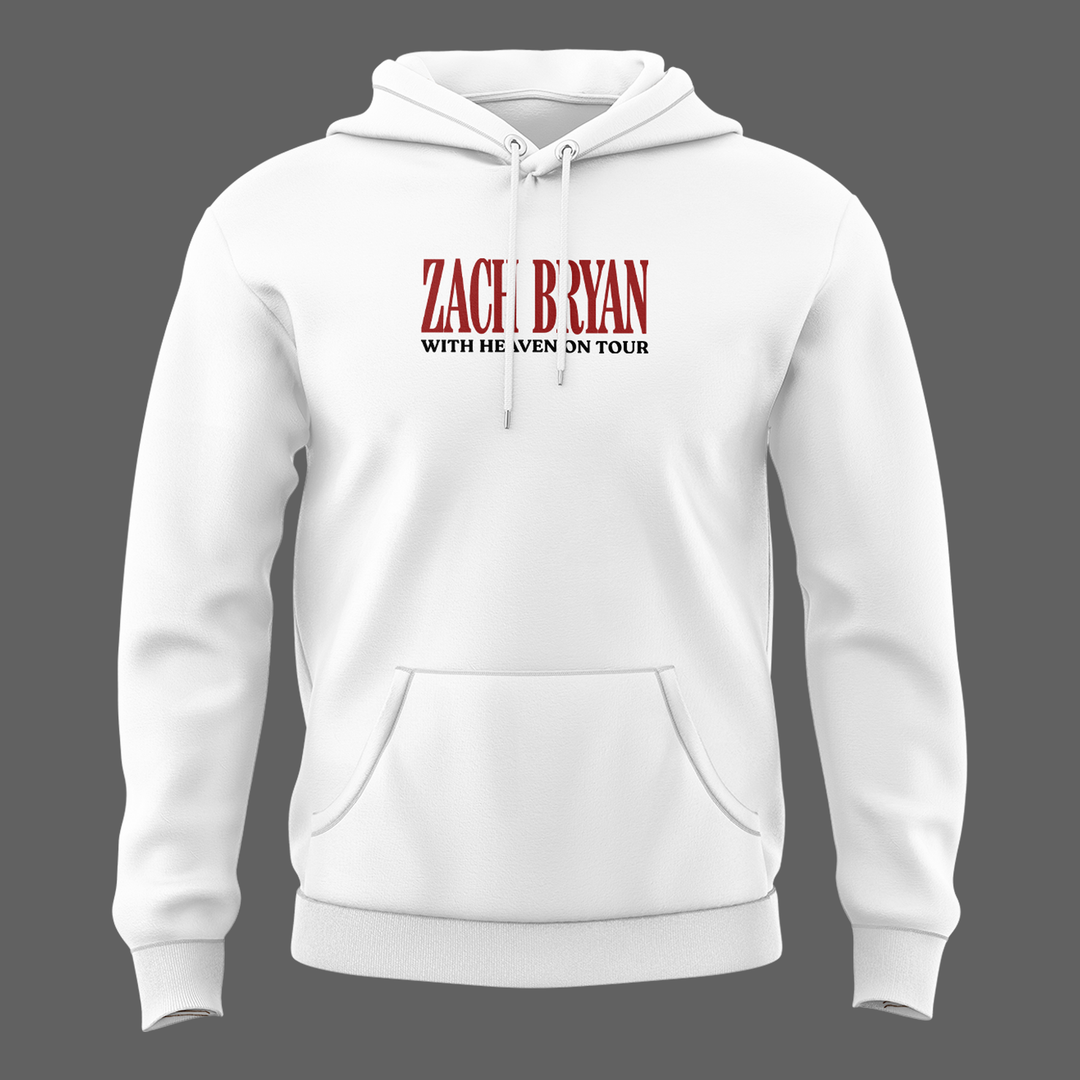 Exclusive Version Utah Utes Football x Zach Bryan White Hoodie 2026