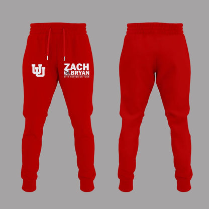 01.03. Perfect Hoodie Zach Bryan x Utah Utes Football - With Heaven On Tour 2026 Hoodie