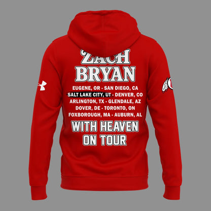 01.03. Perfect Hoodie Zach Bryan x Utah Utes Football - With Heaven On Tour 2026 Hoodie