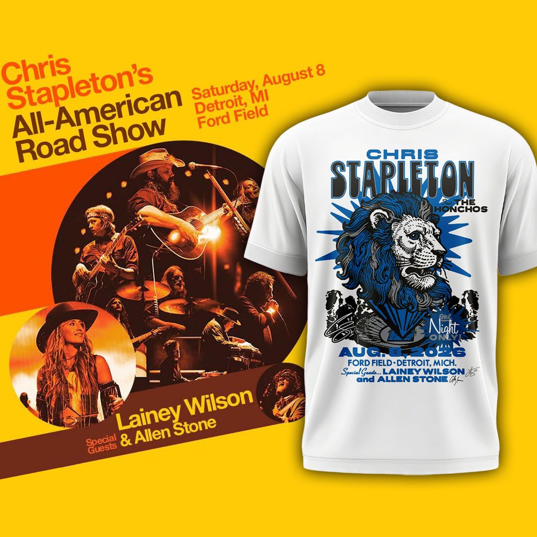 Limited Edition Chris Stapleton x Detroit Lions Event Tee