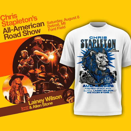 Limited Edition Chris Stapleton x Detroit Lions Event Tee