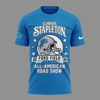 01. New Shirt Chris Stapleton x Detroit Lions - All American Road Show T-Shirt