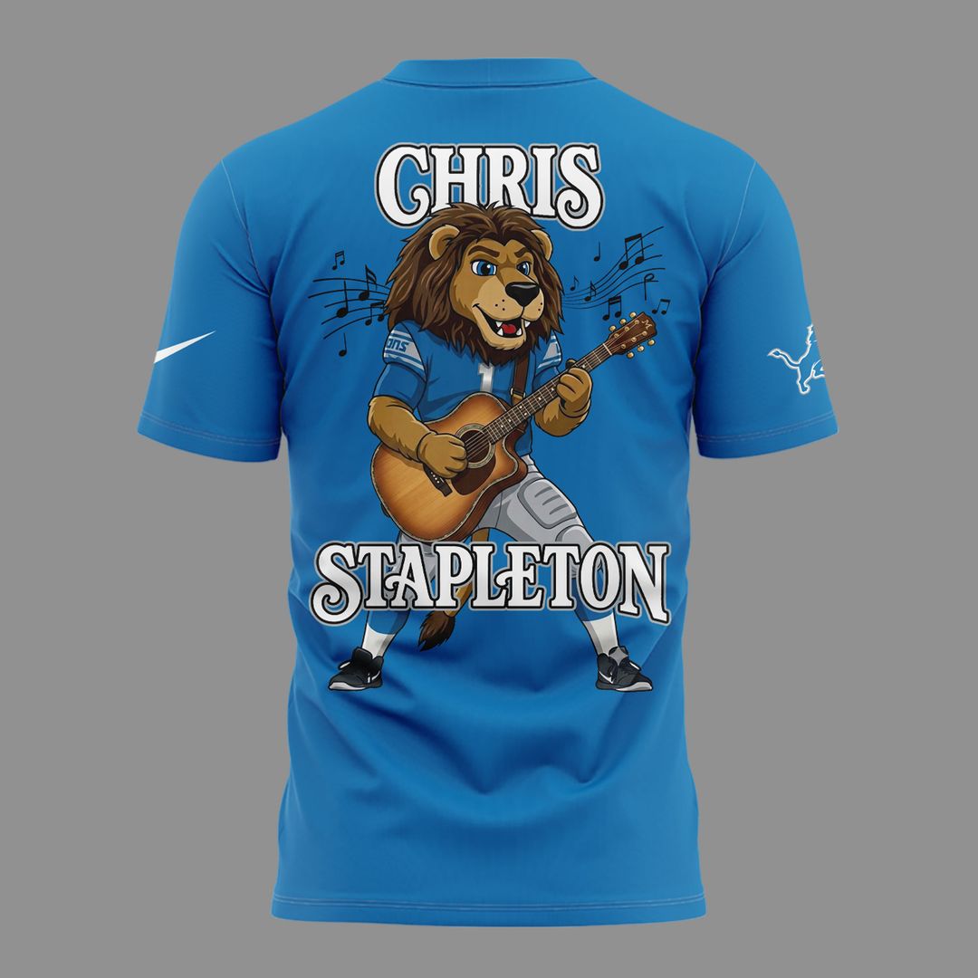 01. New Shirt Chris Stapleton x Detroit Lions - All American Road Show T-Shirt