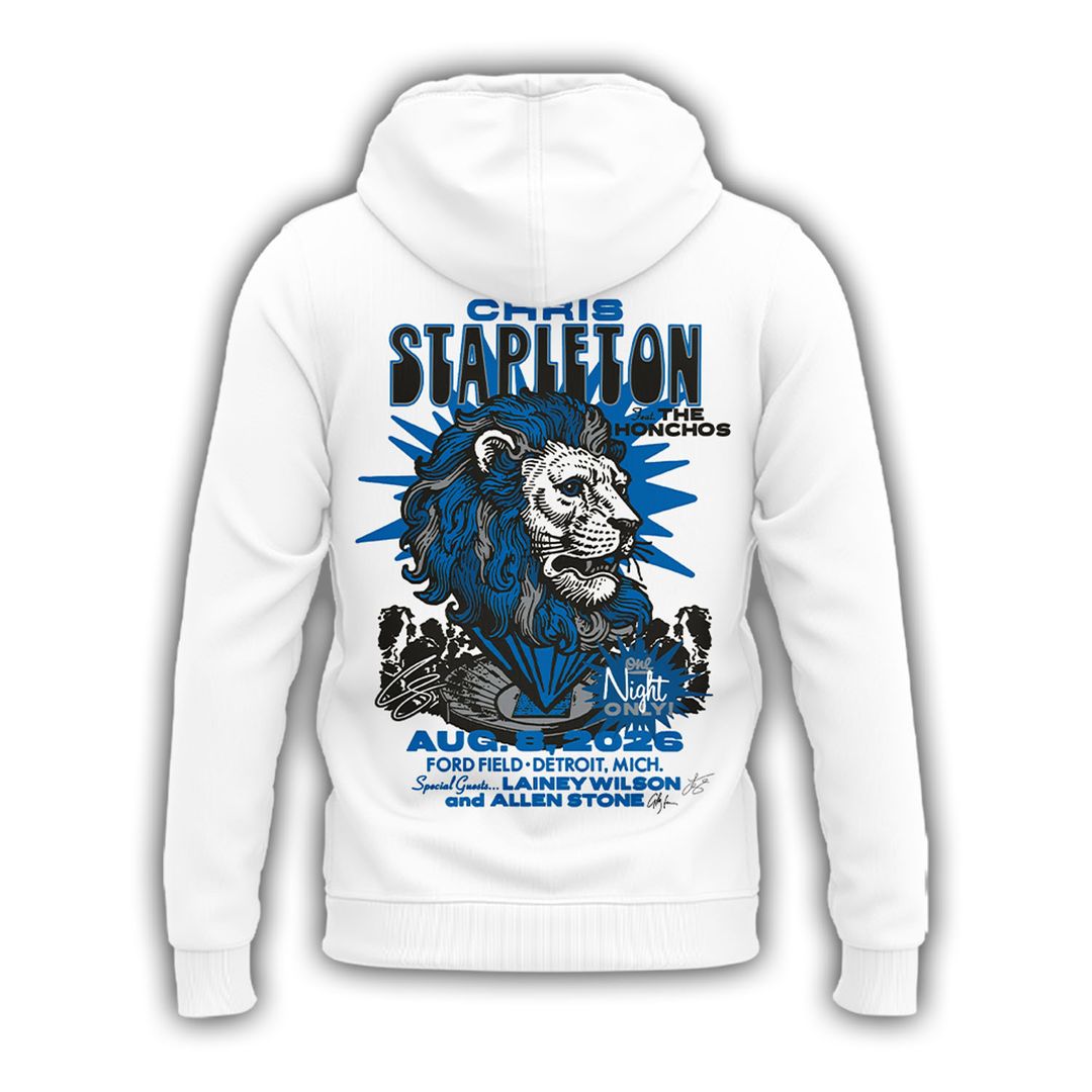 Limited Edition Chris Stapleton x Detroit Lions Event Hoodie