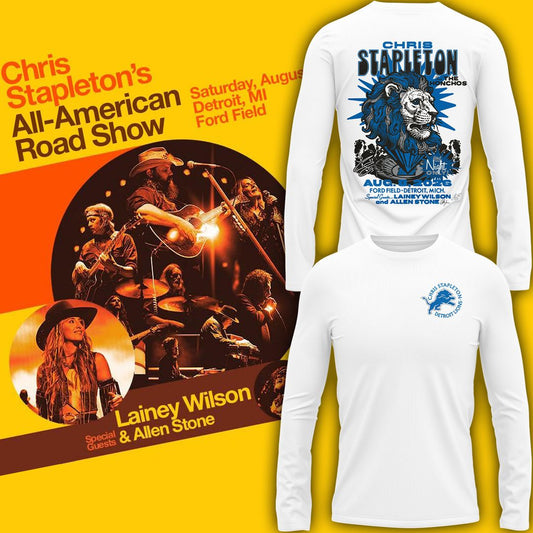 Limited Edition Chris Stapleton x Detroit Lions Event Long Sleeve Shirt