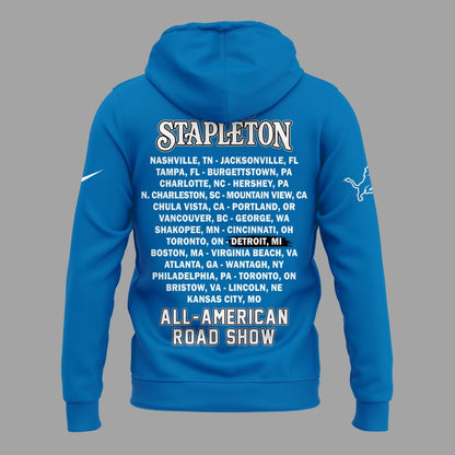 26. Limited Edition Chris Stapleton x Detroit Lions - All American Road Show Hoodie