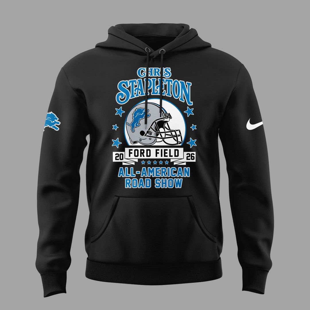 30. Special 2026 Chris Stapleton x Detroit Lions - All American Road Show Hoodie
