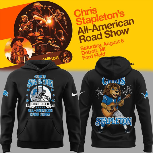 30. Special 2026 Chris Stapleton x Detroit Lions - All American Road Show Hoodie