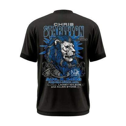 Limited Edition Chris Stapleton x Detroit Lions Event Black T-Shirt