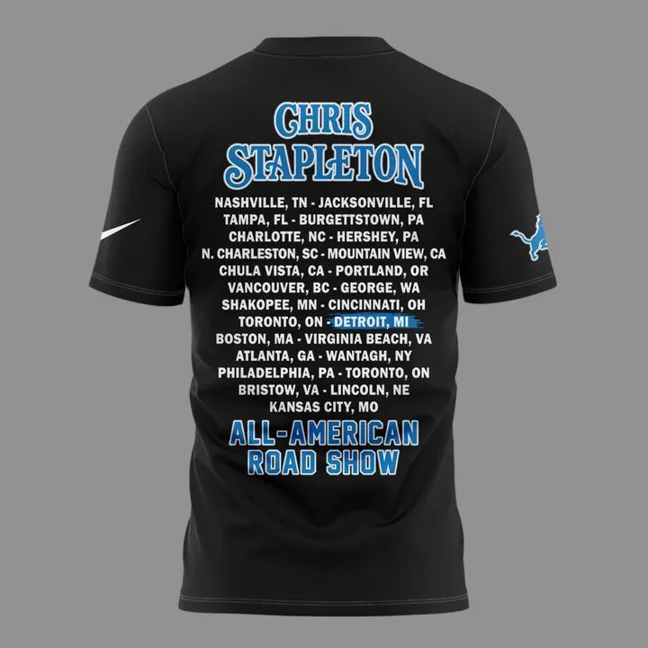 4. Chris Stapleton Show Tshirt- Detroit, MI